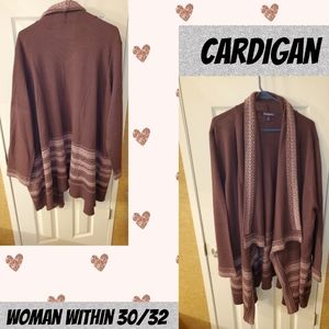 Woman Within cardigan size 30/32